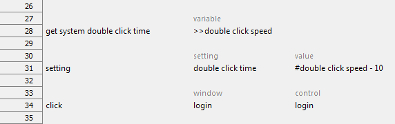 double click time