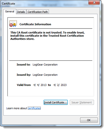 Installing a Certificate Authority