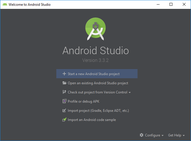 Finish installing Android Studio